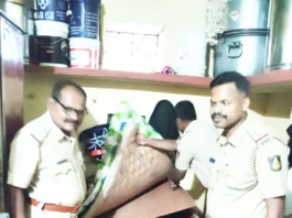 ರೌಡಿಶೀಟರ್ ಗಳ ಮನೆ ಪರಿಶೀಲನೆ ನಡೆಸಿದ ಪೊಲೀಸರು