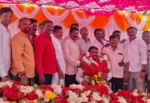 ತಾಲೂಕು ವಾಲ್ಮೀಕಿ ನಾಯಕ ಸಮಾಜದ ನೂತನ ಅಧ್ಯಕ್ಷರಾಗಿ ಗುಂಡಿ ರಾಘವೇಂದ್ರ ಅಧಿಕಾರ ಸ್ವೀಕಾರ