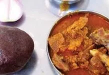 ರಾಗಿ ಮುದ್ದೆ ನಾಟಿ ಕೋಳಿ ಸಾರು