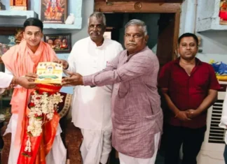ಬೊಳೇಗಾಂವ ದೇವಸ್ಥಾನ ಲೋಕಾರ್ಪಣೆ: ತಾಳಿಕೋಟೆಯ ಬಾಲಶಿವಯೋಗಿ ಸಿದ್ದಲಿಂಗಶ್ರೀಗಳಿಗೆ ಆಹ್ವಾನ
