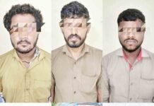 ಖಾಸಗಿ ಎಕ್ಸ್ಪ್ರೆಸ್ ಬಸ್ಗಳ ನಡುವೆ ಉದ್ದೇಶಪೂರ್ವಕ ಪರಸ್ಪರ ಡಿಕ್ಕಿ ಆರೋಪ- ನಾಲ್ವರ ಬಂಧನ