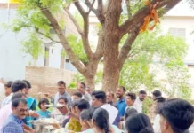 ರೇವಪ್ಪಯ್ಯ ಸ್ವಾಮಿ ದೇವಸ್ಥಾನದಲ್ಲಿ ಹೋಳಿಗೆ ತುಪ್ಪ ಸವಿದ ನೂರಾರು ಭಕ್ತರು