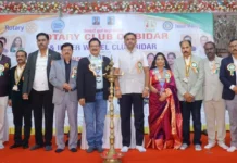 ರೋಟರಿ ಕ್ಲಬ್ ಬೀದರ್ ನೂತನ ಪದಾಧಿಕಾರಿಗಳ ಪದಗ್ರಹಣ: ಸಮಾಜಮುಖಿ ಸೇವೆಗೆ ಆದ್ಯತೆ