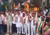 ಅಯೋದ್ಯೆ ಹುಂಡಿ ಹಣ ಕಳ್ಳತನ ಖಂಡಿಸಿ ನಗರದಲ್ಲಿ ಕಾಂಗ್ರೆಸ್ ನಿಂದ ಪಂಜಿನ ಮೆರವಣಿಗೆ