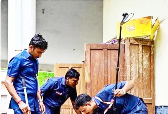 ಜಿಲ್ಲಾ ನ್ಯಾಯಾಲಯಕ್ಕೆ ಹುಸಿ ಬಾಂಬ್ ಸಂದೇಶ: ಪರಿಶೀಲನೆ