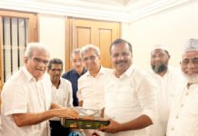 ಆರೋಗ್ಯ ಸಚಿವ ಯು.ಟಿ. ಖಾದರ್ ಧರ್ಮಸ್ಥಳ ಭೇಟಿ