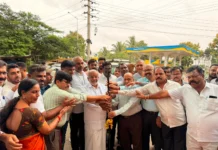 5 ಕೋಟಿ ರೂ. ವೆಚ್ಚದ ರಸ್ತೆ ಕಾಮಗಾರಿಗೆ ಚಾಲನೆ