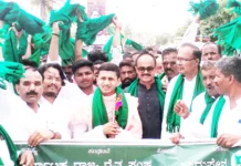 ತಾಳಿಕೋಟೆಯಲ್ಲಿ ರೈತಸಂಘದಿಂದ ಬೃಹತ್ ಪ್ರತಿಭಟನೆ