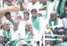 ರೈತರ ಹಿತಕ್ಕಾಗಿ ಜೈಲಿಗೆ ಹೋಗಲು ಸಿದ್ಧ: ಎಚ್ಡಿಡಿ ಗುಡುಗು