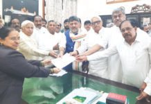 ಸ್ಪೀಕರ್ ಸ್ಥಾನಕ್ಕೆ ಪಾಟೀಲ್, ಸಭಾಪತಿ ಹುದ್ದೆಗೆ ಸಲೀಂ ಅಹ್ಮದ್ ನಾಮಪತ್ರ ಸಲ್ಲಿಕೆ