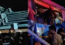 ಭೀಕರ ಅಪಘಾತ: ೬ ಮಂದಿ ಸಾವು