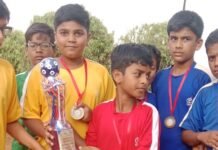 ಅಂತರ್ ಶಾಲಾ ಕ್ರೀಡಾಕೂಟ: ರೈಸಿಂಗ್ ಇಂಟರ್ನ್ಯಾಷನಲ್ ಶಾಲೆಗೆ ದ್ವಿತೀಯ ಪ್ರಶಸ್ತಿ