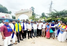 ವಿಧಾನಸೌಧ ಚಲೋ ಬೃಹತ್ ಪಾದಯಾತ್ರೆ