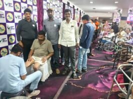 ಮಾಡ್ಯುಲರ್ ಕೃತಕ ಅಂಗಾಂಗಳ ಮಾಪನ ಶಿಬಿರದಲ್ಲಿ 1500 ಕ್ಕೂ ಹೆಚ್ಚು ಜನ ಭಾಗಿ