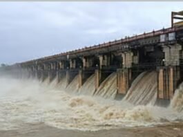 ತುಂಗಾ ಜಲಾಶಯದಿಂದ 56 ಸಾವಿರ ಕ್ಯೂಸೆಕ್ಸ್ ನೀರು ನದಿಗೆ