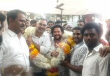 ಅಭಿಮಾನಿಗಳಿಂದ ಸಚಿವ ನಾಗೇಂದ್ರಗೆ ಭರ್ಜರಿ ಸ್ವಾಗತ