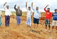 ಕೆರೆ ಒತ್ತುವರಿ ತೆರವುಗೊಳಿಸುವಂತೆ ಅಚ್ಚುಕಟ್ಟು ರೈತರಿಂದ ಒತ್ತಾಯ