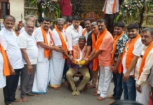 ಕೆ.ಆರ್. ಸಂಚಾರಿ ಠಾಣೆ ನಿವೃತ್ತ ಮುಖ್ಯಪೇದೆ ಎಂ.ಎಸ್. ಮಲ್ಲಿಕಾರ್ಜುನಸ್ವಾಮಿಗೆ ಸನ್ಮಾನ