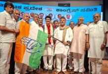 ಮಾಜಿ ಶಾಸಕ ನೆ.ಲ.ನರೇಂದ್ರಬಾಬು ಕಾಂಗ್ರೆಸ್ ಗೆ ಸೇರ್ಪಡೆ
