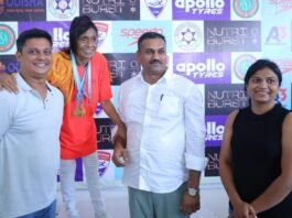 ೨೨ನೇ ರಾಷ್ಟ್ರೀಯ ಮಾಸ್ಟರ್ಸ್ ಈಜು ಸ್ಪರ್ಧೆ: ರಾಜ್ಯದ ಸುನಿತಾ ನಾಲ್ಕು ಚಿನ್ನ
