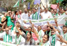 ಕೆಪಿಸಿಸಿ ಕಚೇರಿಗೆ ಮುತ್ತಿಗೆ ಯತ್ನ :ಜೆಡಿಎಸ್ ನಾಯಕರು ವಶಕ್ಕೆ