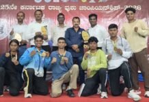 ವಿಜಯಯನಗರ: ವುಶು ಕ್ರೀಡಾಪಟುಗಳ ಸಾಧನೆ