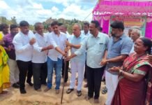ಹಕ್ಕಿಪಿಕ್ಕಿ ಬಡಾವಣೆ ಕಾಮಗಾರಿಗೆ ಸುರೇಶ್ಗೌಡ ಚಾಲನೆ;ಅಮಲಾಪುರದಲ್ಲಿ ೨ ಕೋಟಿ ವೆಚ್ಚದ ರಸ್ತೆ, ಚರಂಡಿ ಕಾಮಗಾರಿ