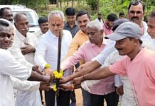 ಸೇತುವೆ ನಿರ್ಮಾಣ ಕಾಮಗಾರಿಗೆ ಭೂಮಿ ಪೂಜೆ