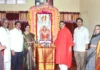 ಗಣೇಶನ ಮೂರ್ತಿಗೆ ಹಾರಕೂಡ ಶ್ರೀಗಳಿಂದ ಗೌರವ ಸಮರ್ಪಣೆ