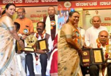 ಪುರುಷೋತ್ತಮ ಹಂದ್ಯಾಳು, ಶಿವನಂದ ತಗಡೂರವರಿಗೆ ನಾಟಕ ಅಕಾಡೆಮಿ ಪ್ರಶಸ್ತಿ ಪ್ರದಾನ