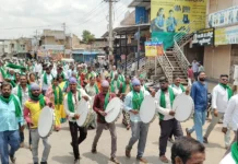 ಬರ ಘೋಷಣೆಗಾಗಿ ಆಗ್ರಹಿಸಿ ಮುದ್ದೇಬಿಹಾಳ ಬಂದ್ ಯಶಸ್ವಿ