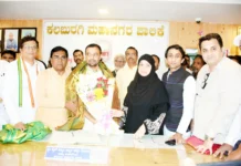 ಕಲಬುರಗಿ ಮಹಾನಗರ ಪಾಲಿಕೆ:ಮಹಾಪೌರರಾಗಿ ಶೈಕ್ ಅಜ್ಮಲ ಅಹ್ಮದ ಅಫ್ಜಲ್ ಗೋಲಾ,ಉಪ ಮೇಯರ್ ಫರ್ಹಾನಾಜ ಅಧಿಕಾರ ಸ್ವೀಕಾರ