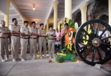 ಅರಮನೆಯಲ್ಲಿ ಫಿರಂಗಿ ಗಾಡಿಗಳಿಗೆ ಪೂಜೆ