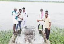 ಯಡ್ಡಳ್ಳಿ ಕೆರೆಗೆ ಸನ್ನತಿ ಏತ ನೀರಾವರಿ ಮೂಲಕ ನೀರು