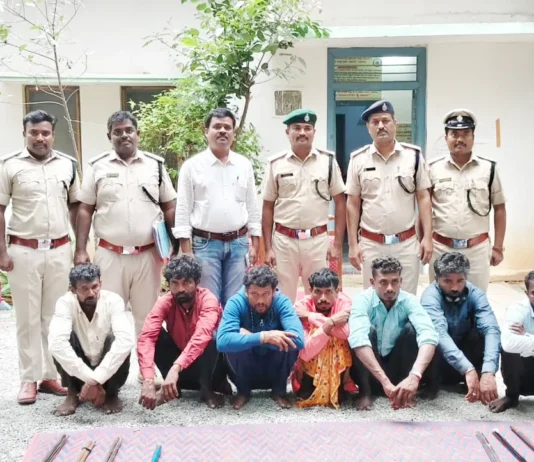ಅರಣ್ಯದಲ್ಲಿ ಬೇಟೆ: ನಾಡಬಂದೂಕುಗಳ ಸಮೇತ 7 ಮಂದಿ ಸೆರೆ