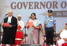 ನೂತನ ರಾಜ್ಯಪಾಲೆಯಾಗಿ ಸುಧಾ ಯಾದವ್ ಪ್ರಮಾಣವಚನ