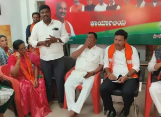 ಕೃಷ್ಣರಾಜನಗರ ಬಿಜೆಪಿ ಕಚೇರಿಗೆ ಬಿವೈವಿ ಭೇಟಿ
