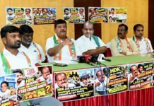 ಡಿಕೆಶಿ ವಿರುದ್ಧ ಆರೋಪಕ್ಕೆ ಎಚ್ಡಿಕೆ ಉತ್ತರ ನೀಡಲು ಕೈ ಆಗ್ರಹ