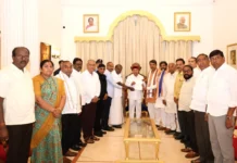ಕಾಂಗ್ರೆಸ್ ಸರ್ಕಾರದ ವಿರುದ್ಧ ರಾಜ್ಯಪಾಲರಿಗೆ ಎನ್ಡಿಎ ದೂರು