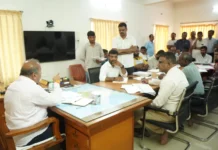 ಶಿವಮೊಗ್ಗ ಜಲ ಮಂಡಳಿ ಅಧಿಕಾರಿ, ಸಿಬ್ಬಂದಿಗಳ ವಿರುದ್ಧ ಶಾಸಕ ಚನ್ನಬಸಪ್ಪ ಕೆಂಡಾಮಂಡಲ
