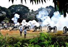 ಗಜಪಡೆಗೆ ಎರಡನೇ ಹಂತದ ಕುಶಾಲತೋಪು ತಾಲೀಮು ಯಶಸ್ವಿ