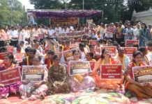 ಸಚಿವ ಯತೀಂದ್ರ ಸಿದ್ದರಾಮಯ್ಯ ವಿರುದ್ಧ ಪ್ರತಿಭಟನೆ