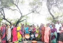 ಅಲಿಯಂಬರ್ನಲ್ಲಿ ನಾಲಾ ತಿರುವು ಕಾಮಗಾರಿ