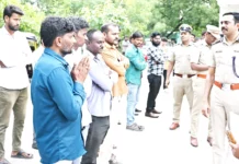 ಸುಲಿಗೆ, ದರೋಡೆ ಪ್ರಕರಣಗಳಲ್ಲಿನ 66 ಜನ ಆರೋಪಿಗಳ ಪರೇಡ್