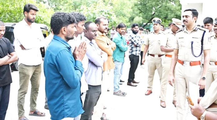 ಸುಲಿಗೆ, ದರೋಡೆ ಪ್ರಕರಣಗಳಲ್ಲಿನ 66 ಜನ ಆರೋಪಿಗಳ ಪರೇಡ್
