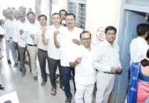 ಈಶಾನ್ಯ ಶಿಕ್ಷಕರ ಕ್ಷೇತ್ರದ ಚುನಾವಣೆ: ಶಾಂತಿಯುತ ಮತದಾನ