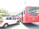 ಸಾರಿಗೆ ಬಸ್-ಕಾರು ನಡುವೆ ಅಪಘಾತ!ಬಸವೇಶ್ವರ ವೃತ್ತದಲ್ಲಿ ಮುಖಾಮುಖಿ ಡಿಕ್ಕಿ ತಪ್ಪಿದ ಅನಾಹುತ