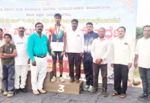 ಮೊದಲ ಪ್ರಯತ್ನದಲ್ಲೇ ರಾಜ್ಯಮಟ್ಟದಲ್ಲಿ ಕಂಚಿನ ಪದಕ ಸಾಧನೆ